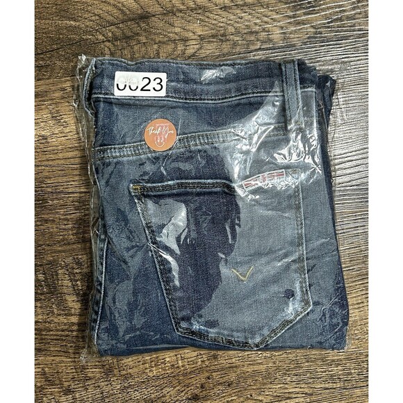 Hudson‎ Jeans Natalie Midrise Super Skinny Ankle Raw Hem Size 27 Distressed - Picture 11 of 11